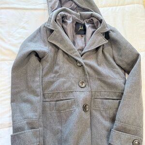 Jack by BB Dakota Gray Hooded Coat